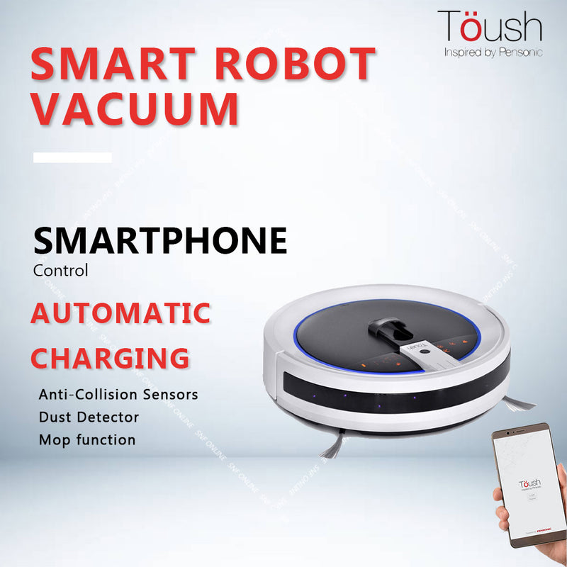Toush By Pensonic Smart Robotic Vacuum T9001SRV