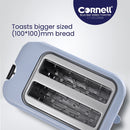 Cornell Toaster 2 Slices Pop Up Cool Touch Toaster Blue Bae Series CT-EDC2000X