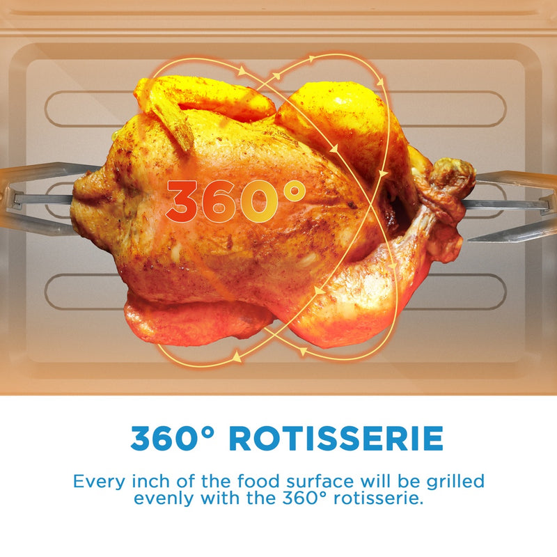 Midea 55L Electric Oven Toaster MEO-55RCL-BK