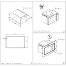 Elba 23L Built In Microwave Oven EMO-2306BI