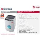 Morgan 9kg Topaz Fully Auto Washing Machine MWM-9