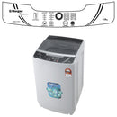 Morgan 9kg Topaz Fully Auto Washing Machine MWM-9