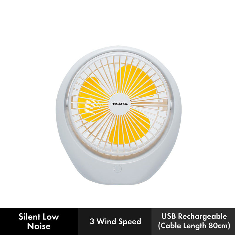Mistral Mini Rechargeable Fan MRF65