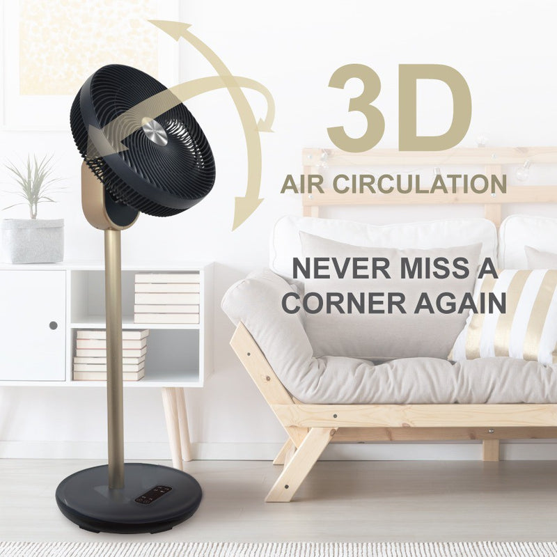Mistral 12” High Velocity Stand Fan with Remote Control MHV912R