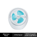 MISTRAL Kipas Mini Boleh Cas Semula Mini Rechargeable Fan MRF65