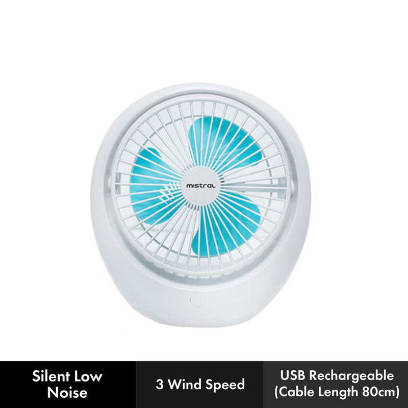 Mistral Mini Rechargeable Fan MRF65
