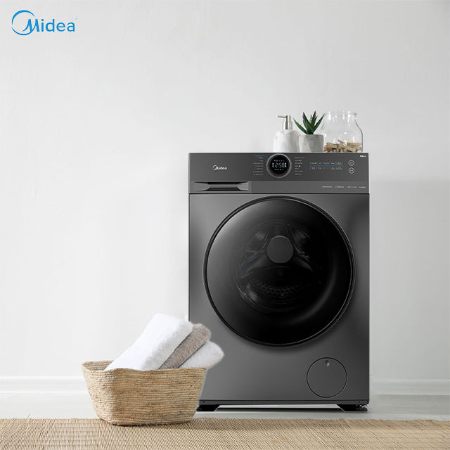 Midea 2 In 1 Front Load Washer Dryer (12KG + 8KG) MF200D120WB