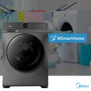 Midea Mesin Basuh Dan Pengering 2 In 1 Front Load Washer Dryer (12KG + 8KG) MF200D120WB