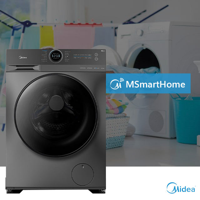Midea 2 In 1 Front Load Washer Dryer (12KG + 8KG) MF200D120WB