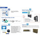 Aufit 2.5HP Aircond Inverter R32 (FULL SET) ASW-24G0C4FFR3DI-C2