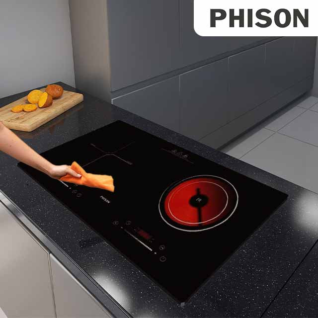 Phison 2 Burner 2000W + 2000W Built In Induction & Infrared Cooker Hob PIC-2220