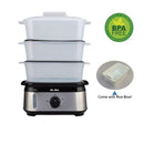 Elba Pengukus Makanan Elektrik Food Steamer (10 L) EFS-M1038(SS)