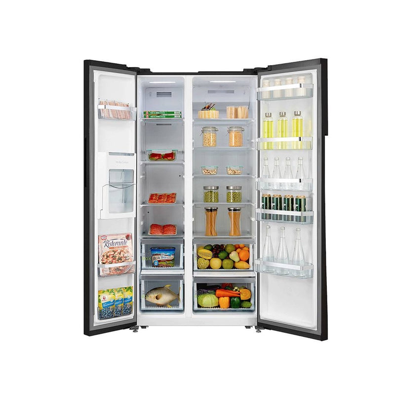 Midea 587L Side By Side Refrigerator MSS-580WEVB