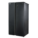 Midea 580L Side By Side Refrigerator Black Glass MSS-582WEGBI MSS582WEGBI