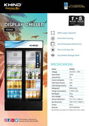 KHIND Peti Sejuk Paparan 600L Display Chiller KDS600