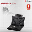 Morgan Mesin Roti Sandwic Sandwich Maker (Non-Stick) MSM-SC150NS
