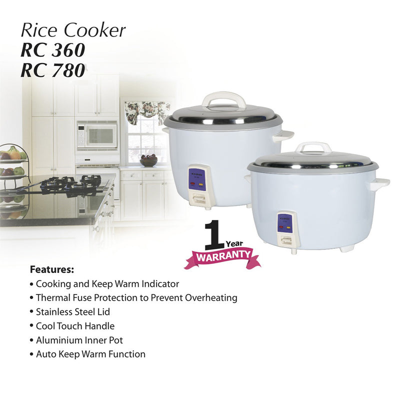 Khind 3.6L Rice Cooker RC360