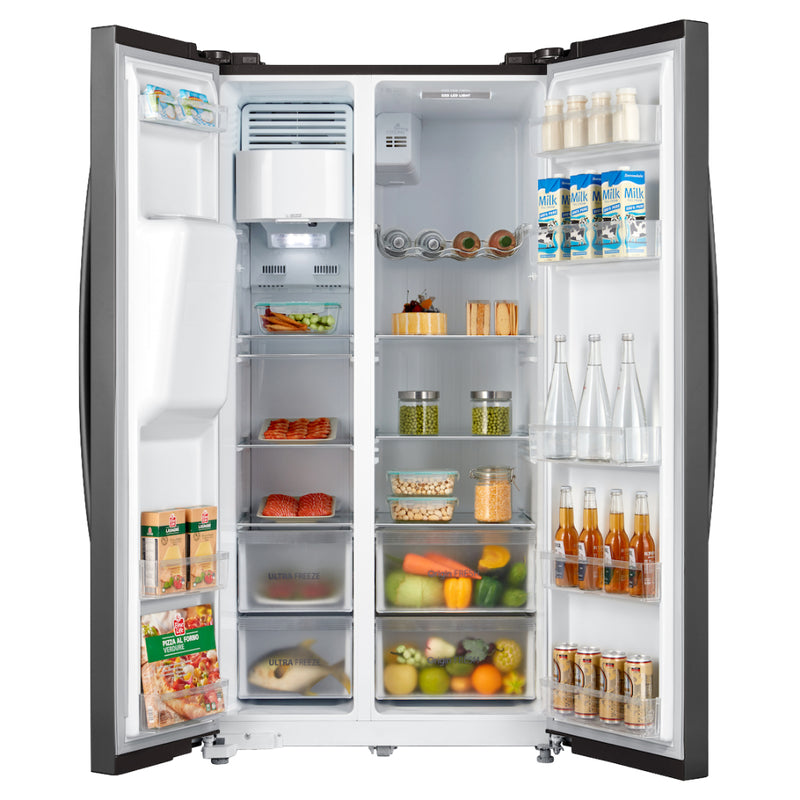 Toshiba 591L Side-by-side Inverter Refrigerator SBS Fridge with Water/Ice Dispenser GR-RS637WE-PMY