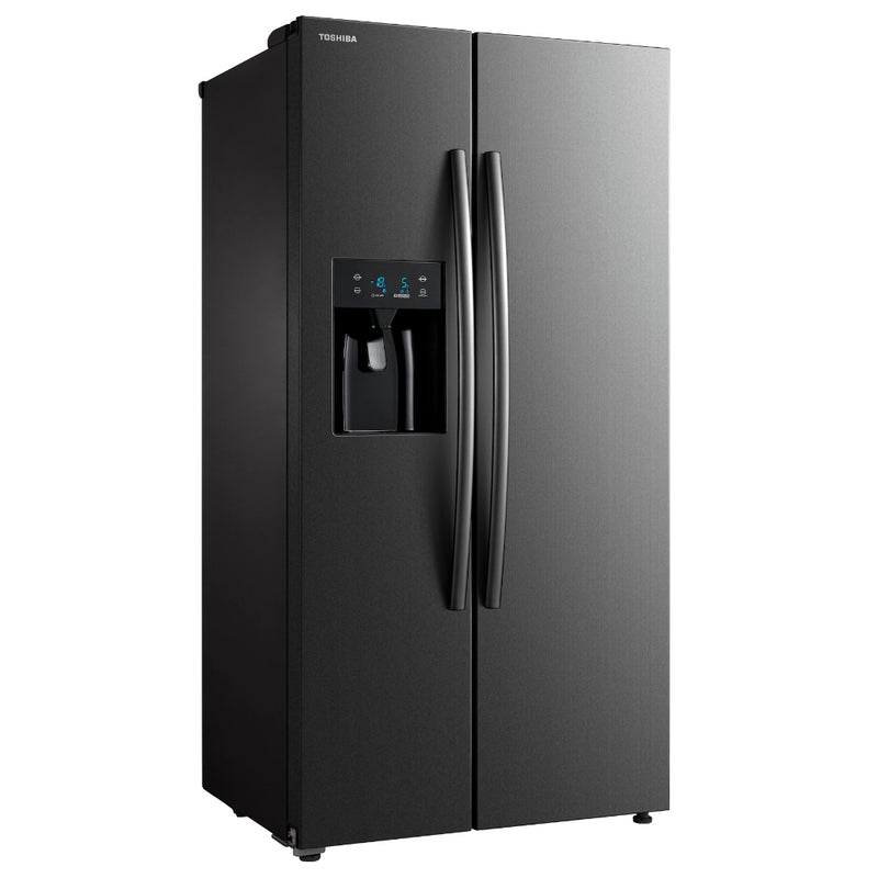 Toshiba 591L Side-by-side Inverter Refrigerator SBS Fridge with Water/Ice Dispenser GR-RS637WE-PMY