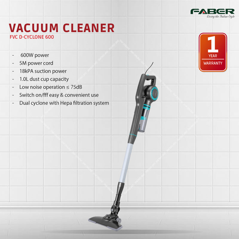 Faber Handheld Vacuum Cleaner FVCD-CYCLONE600