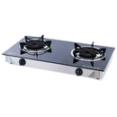 Phison Dapur Gas 2 Burner Tempered Glass Gas Cooker PGC-511