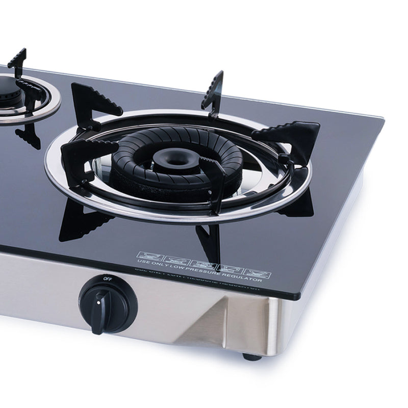 Phison 3 Burner Tempered Glass Gas Cooker PGC-502