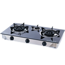 Phison Dapur Gas 3 Burner Tempered Glass Gas Cooker PGC-502