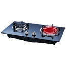 Phison Dapur Gas Kaca Infrared Tempered Glass Gas Cooker PGC-706