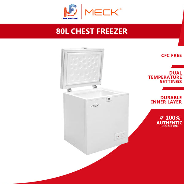 Meck Chest Freezer 80L (Grey) MFZ-60R6
