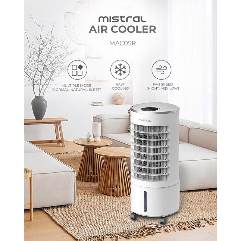 Mistral 5L Air Cooler with Remote MAC05R