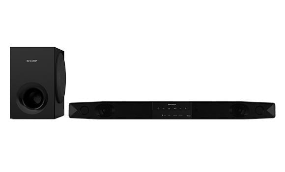 Sharp 210W Sound Bar with Wireless Subwoofer 2.1 Channels HTSBW125