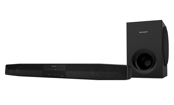 Sharp 210W Sound Bar with Wireless Subwoofer 2.1 Channels HTSBW125
