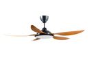 Deka Kipas 5 Blade DC Motor Ceiling Fan 56” with Remote Control LOTUS5-WALNUT