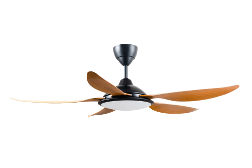 Deka 5 Blade DC Motor Ceiling Fan 56” with Remote Control LOTUS5-WALNUT