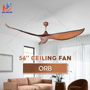 Elmark Viper 168 Kipas Siling Ceiling Fan 56 With Remote Control 5 Blades VIPER168-ORB