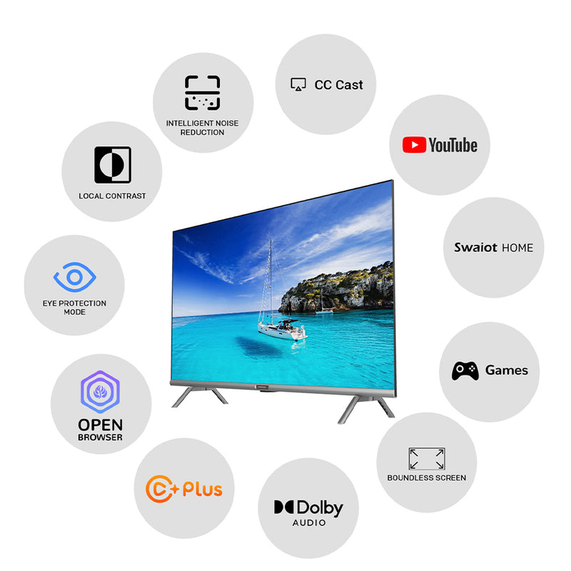 Coocaa 32'' 2K Smart LED TV  COOCAA-32 32S3U