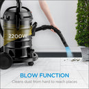 Midea Penyedut Debu 23L Vacuum Cleaner Dry & Blow MVC-D23