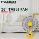 Faber 16'' Table Fan FTF-9316YL