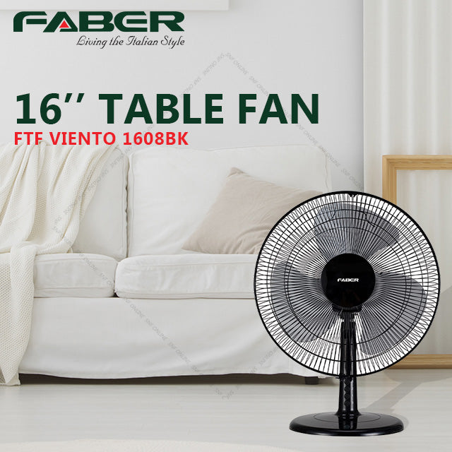 Faber 16'' Table Fan FTF-1608BK